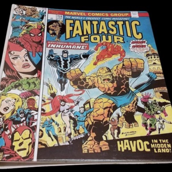 Vintage 1975, Fantastic Four comic, Mead,  Binder - Picture 2 of 6